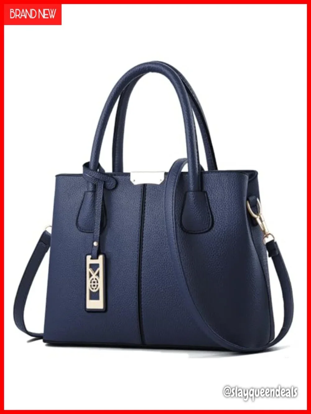 Leather Crossbody Tote Satchel Shoulder Bag Faux Leather Handbag